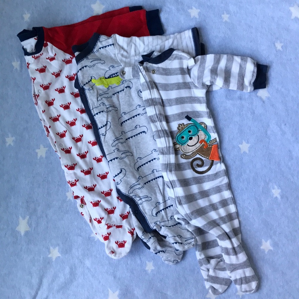Koala Kids Cotton Pajama Bundle - (3-6 months)